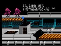 une photo d'Ã©cran de The Simpsons - Bart Vs The Space Mutants sur Nintendo Nes